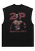 Rapper tank top surfer vest retro hip-hop sleeveless t-shirt