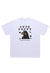 Puppy slogan t-shirt monster print tee grunge top in white