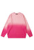 Gradient sweater knitted tie-dye jumper abstract top pink