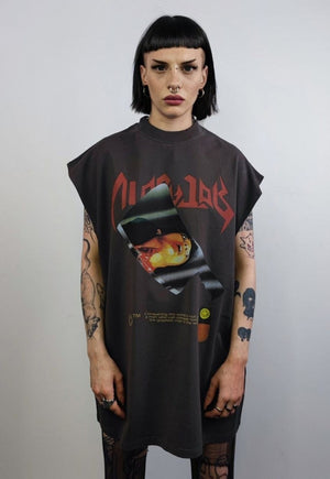 Metalcore tank top surfer vest vintage wash sample sale 3 for 2