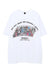 Grunge t-shirt raver tee Japanese retro cartoon top in white