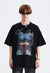 Van Gogh t-shirt artist print tee retro grunge top in black