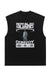 Space print tank top surfer vest retro sleeveless t-shirt