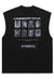 Musicians print sleeveless tshirt retro tank top surfer vest