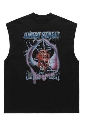 Freddy Krueger tank top surfer vest retro sleeveless t-shirt