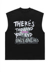 Kanye West tank top surfer vest retro sleeveless t-shirt