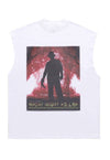 Horror movie sleeveless t-shirt Freddy tank top surfer vest