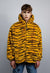 Tiger print jacket animal print bomber detachable zebra coat