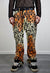 Orange leopard jeans tie-dye animal trousers cheetah pants