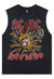 Skinhead print tank top surfer vest retro sleeveless t-shirt