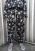 Sea life joggers Ocean print pants baggy overalls in black