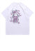 Punk teddy t-shirt goth bear tee evil skater top in white