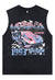 Racing tank top surfer vest sports car sleeveless t-shirt