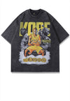 Kobe Bryant t-shirt sports tee retro basketball top in grey