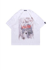 Madonna t-shirt saint tee grunge graffiti top in white