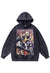 Academia hoodie anime pullover vintage wash Japanese jumper