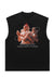 Devil saint tank top surfer vest retro sleeveless t-shirt