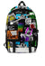 Gay bag LGBT backpack pride festival graffiti rucksack black