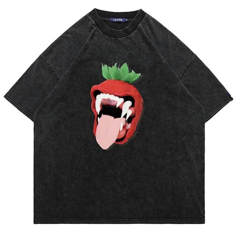 Creative Printed vintage wash t-shirt sample sale 3 for 2
