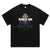 God slogan t-shirt cross print tee religion top in black