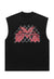 Devil tank top surfer vest retro sleeveless Satan t-shirt