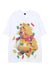 Gummy bear t-shirt Vinnie tee retro cartoon top in white