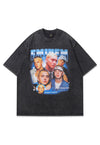 Eminem t-shirt Slim Shady tee retro rapper top hip-hop pullover in vintage grey