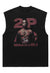 Rapper tank top surfer vest retro hip-hop sleeveless t-shirt