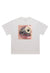 Teeth print t-shirt mouth tee grunge braces top in white