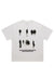 Gothic t-shirt shadow print tee grunge punk top in white