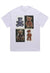 Teddy bear t-shirt grunge tee retro animal print top white