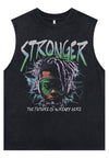 Cyberpunk tank top raver surfer vest old sleeveless t-shirt