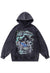 Jeep print hoodie skeleton pullover horror cartoon jumper