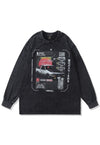 Toyota t-shirt old racing car tee retro Japanese top in grey