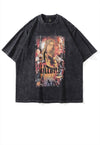 Retro movie t-shirt Y2K Kill Bill tee vintage top in grey