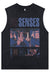 Anime print tank top surfer vest Japanese sleeveless t-shirt