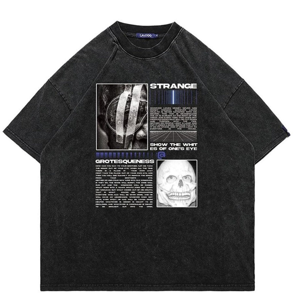 strange vice city PRINT vintage wash t-shirt sample sale 3 for 2