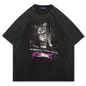 monster PRINT vintage wash t-shirt sample sale 3 for 2
