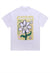 Floral t-shirt vintage poster print tee 70s hippie top white