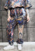 Detachable Baroque joggers handmade shorts religion pants