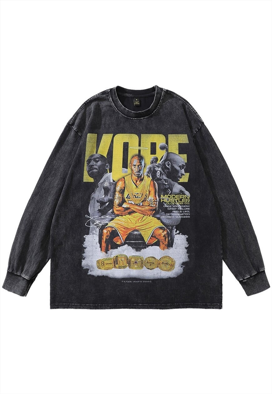 Basketball player t-shirt vintage poster tee USA sport top