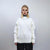 Fluffy white sweater embellished luxury jumper long hair studded pullover going out top party sweat fancy dress knitted wedding blouse