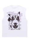 Pikachu sleeveless tshirt retro Pokemon tank top surfer vest