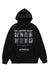 Music stars hoodie pop culture pullover raver top eternal slogan premium grunge jumper in black