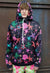 Sea life print hoodie Ocean pullover skater jumper black red