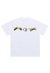 Michelangelo t-shirt art print tee grunge top in white