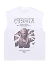 Virgin Mary sleeveless t-shirt retro tank top surfer vest