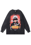 Vintage Gogo t-shirt long sleeve Kill Bill top movie tee