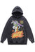 Toy story hoodie vintage wash pullover cartoon jumper grey