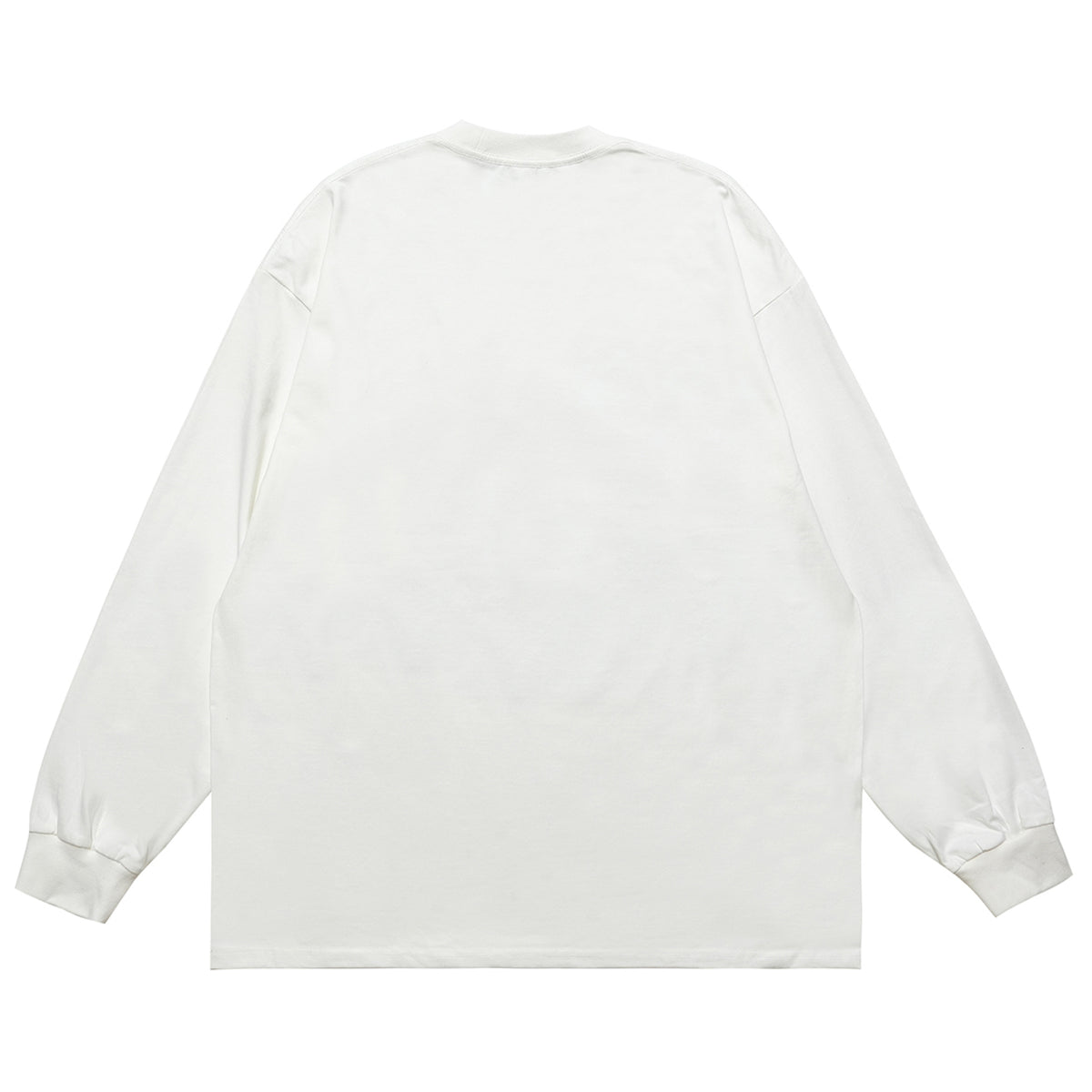 Fuck off slogan jumper pinup girl print top long sleeve retro grunge t-shirt in white